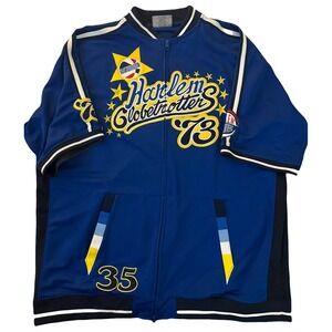 Harlem Globetrotters Vintage FUBU PLATINUM Warmup Jacket Basketball Jersey 2XL